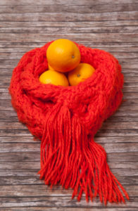Defences, precaution, medicine, health, oranges, scarf Defences, precaution, medicine, health, oranges, scarf